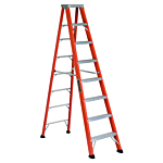 Louisville Ladder 8-Foot Fiberglass Step Ladder, Type IAA, 375-pound Load Capacity, FS1308HD