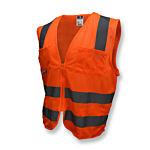 SV8 Standard Type R Class 2 Mesh Safety Vest - Orange - Size XL