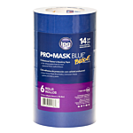 ProMask Blue with BLOC-It, Premium 14-Day Masking Tape, 1.41" x 60 yd, Blue, (6-Pack), 36 MM Width