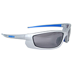Voltage™ Safety Eyewear - Silver Frame - Smoke Lens