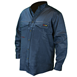 FRS-001 VolCore™ Long Sleeve Button Down FR Shirt - Navy - Size 2X