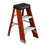 Louisville Ladder 3-Foot Fiberglass Step Stool, Type IAA, 375-pound Load Capacity, FY8003