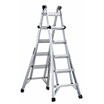 Louisville Ladder 22-Foot Aluminum Multipurpose Ladder, Type IA, 300-pound Load Capacity, L-2098-22