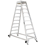 10 ft Aluminum Platform Step Ladders