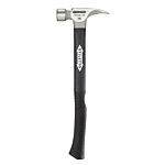 16 oz Titanium Milled Face Hammer with 18 in. Hybrid Fiberglass Handle