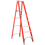 Louisville Ladder 6-Foot Fiberglass Platform Ladder, Type IA, 300-pound Load Capacity, FP1506